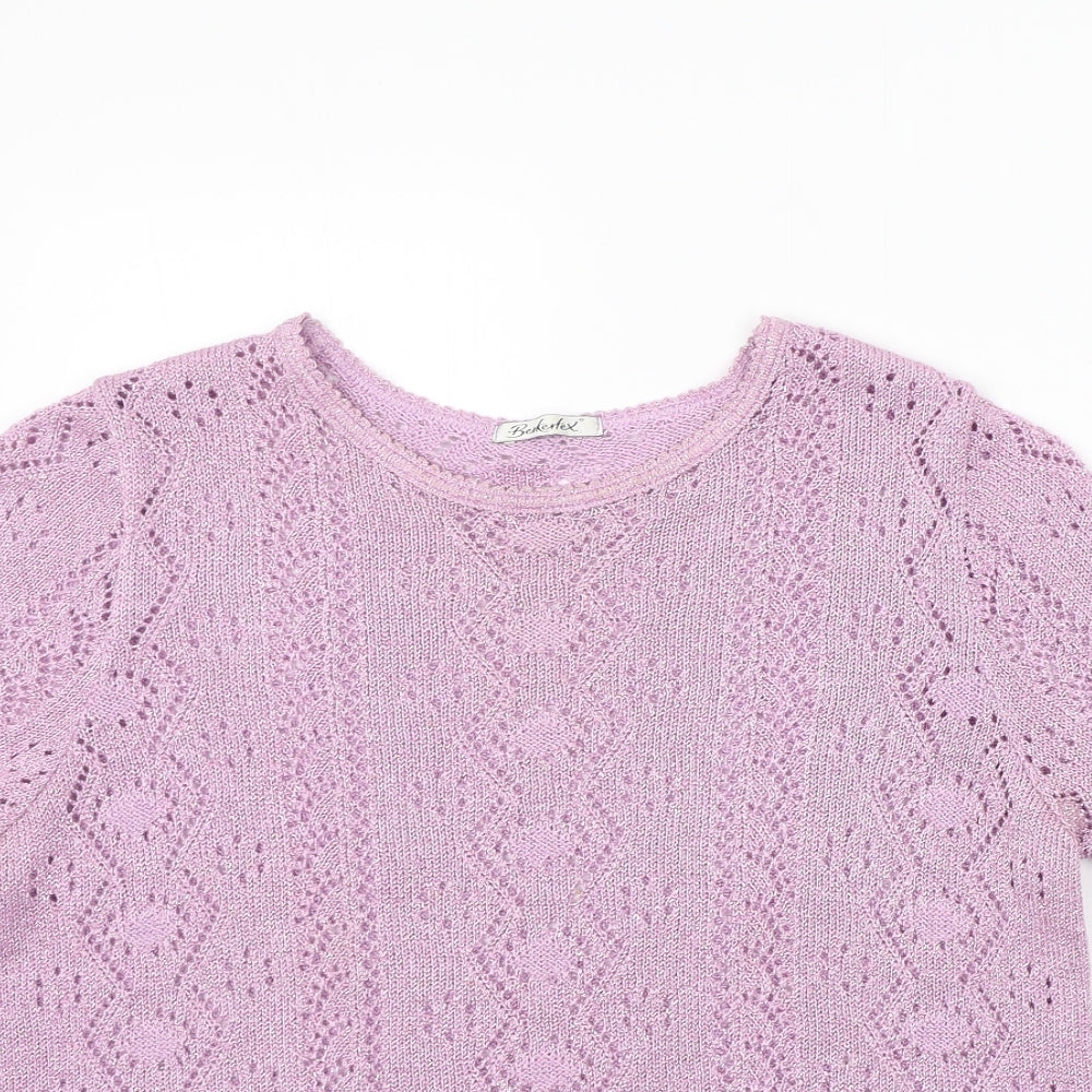 Berkertex Womens Purple   Pullover Jumper Size 14