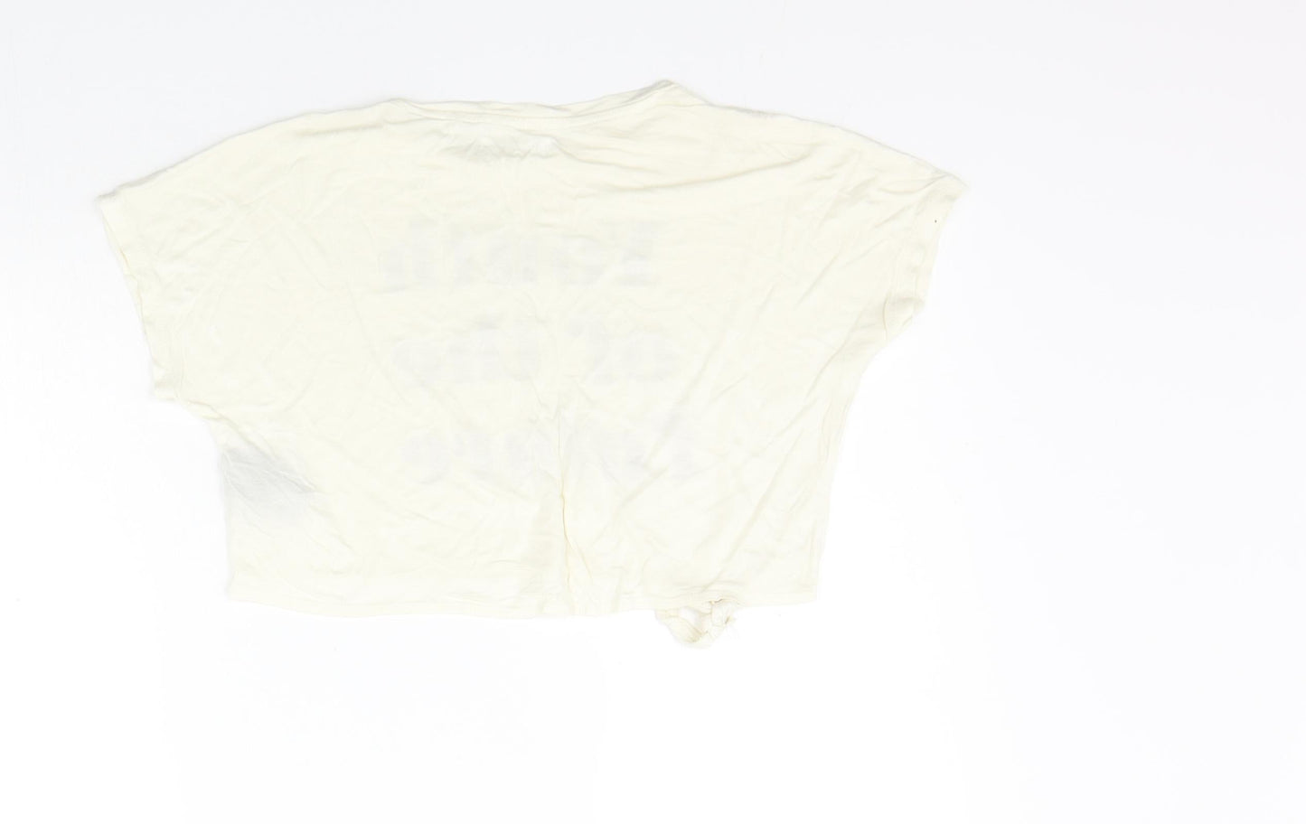 H&M Girls White   Basic T-Shirt Size 9-10 Years