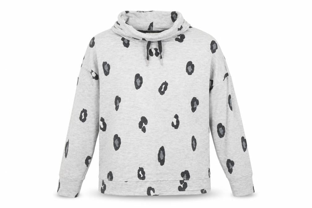 Marks and Spencer Womens Grey Polka Dot  Pullover Jumper Size 10