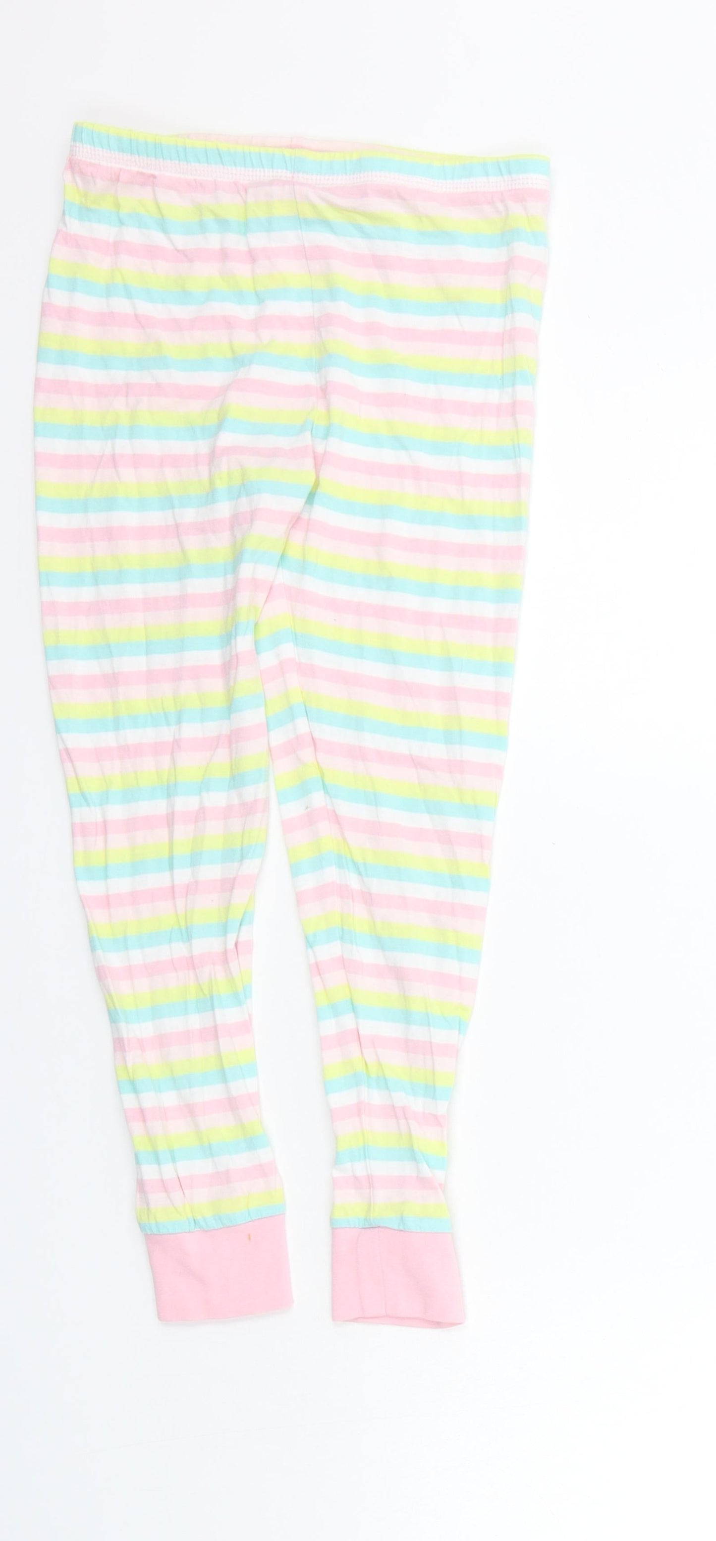 George Girls Multicoloured Striped  Jegging Trousers Size 6-7 Years - Elastic Waist Band