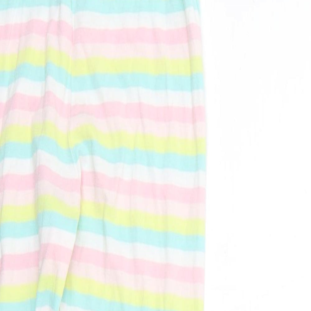 George Girls Multicoloured Striped  Jegging Trousers Size 6-7 Years - Elastic Waist Band