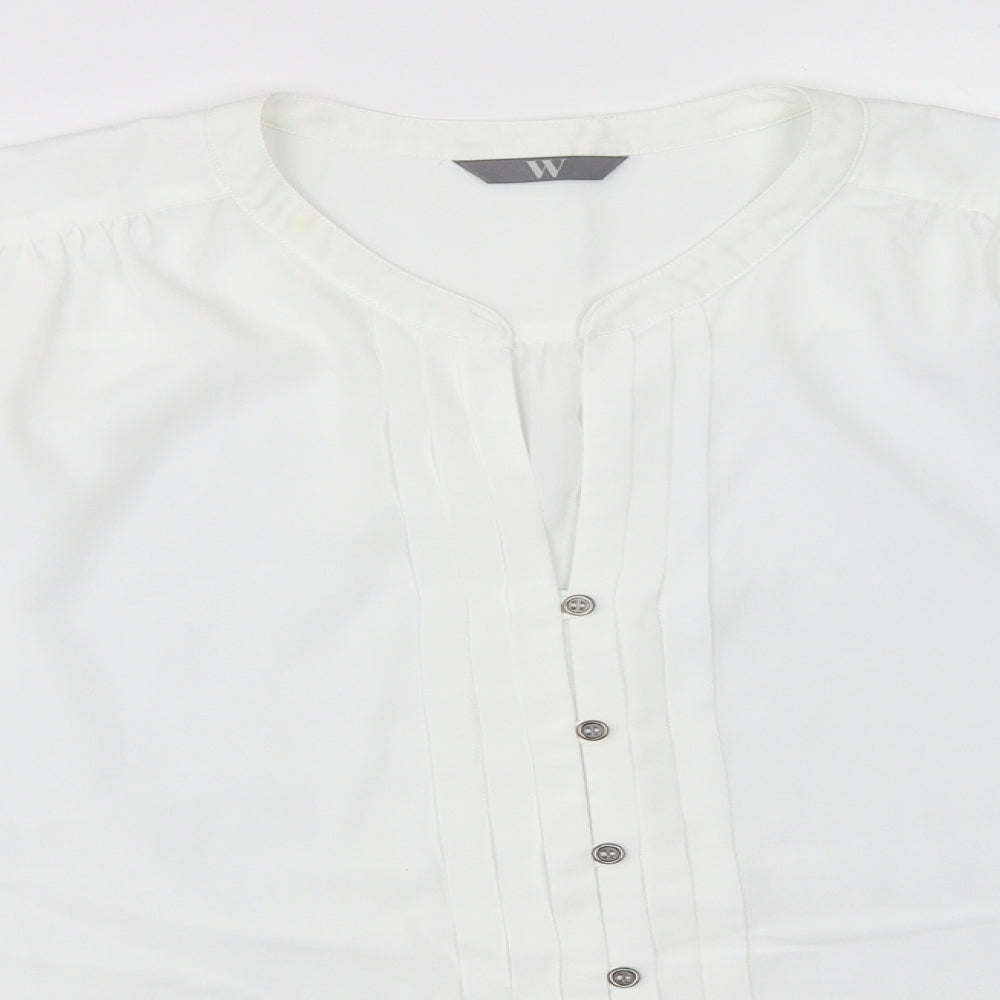 BHS Womens White   Basic Button-Up Size 20