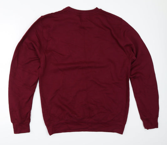All We Do is Mens Red   Pullover Sweatshirt Size M  - christmas