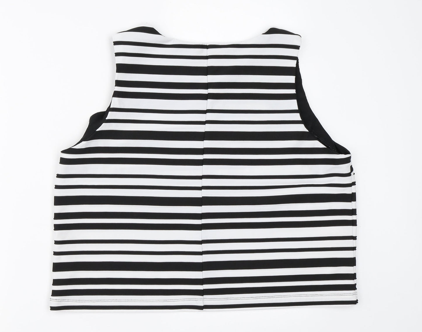 Dorothy Perkins Womens Black Striped  Basic Blouse Size 16