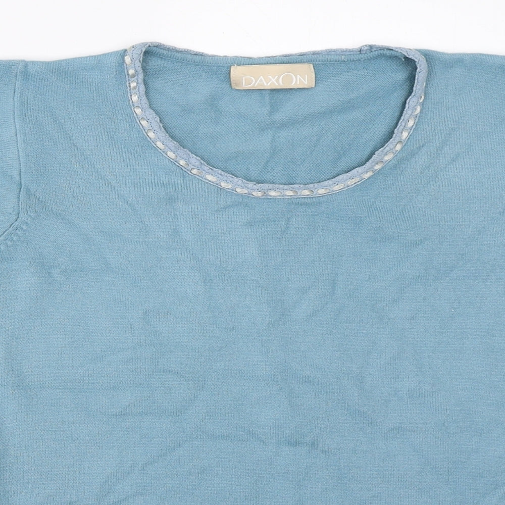 Daxon Womens Blue   Pullover Jumper Size 38