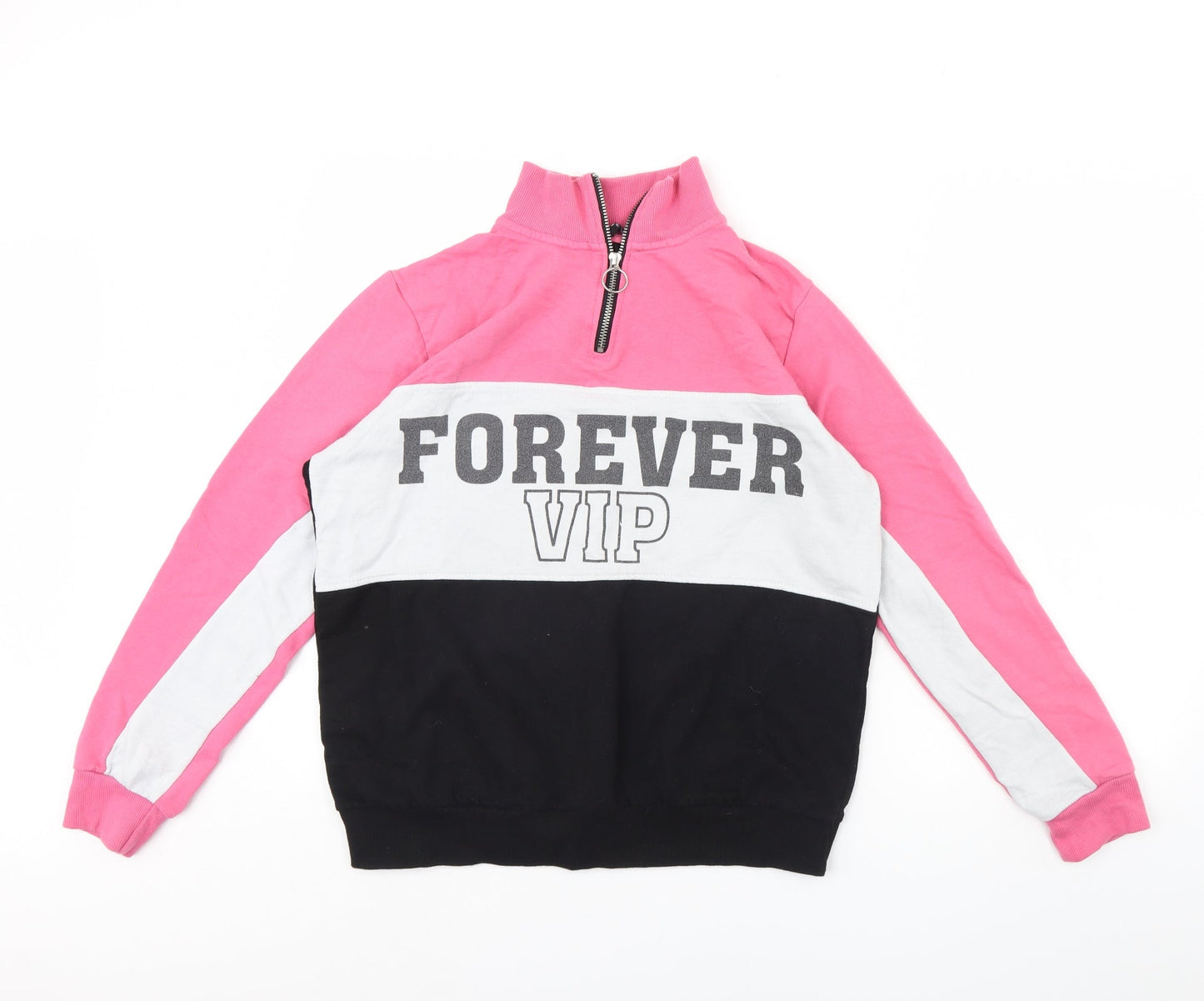Pep & co Womens Pink   Henley Jumper Size 12