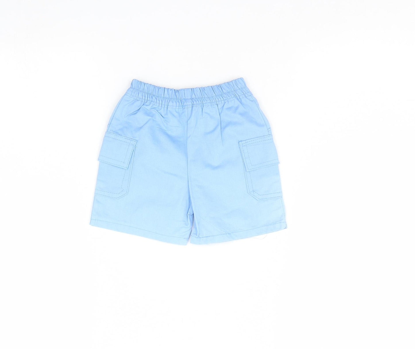 Baby C Baby Blue   Cropped Trousers Size 6-9 Months