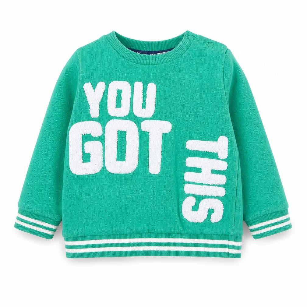 F&F Baby Green   Pullover Jumper Size 9-12 Months