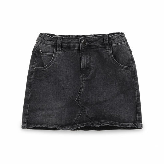 Miss evie Girls Black  Denim Mini Skirt Size 8 Years