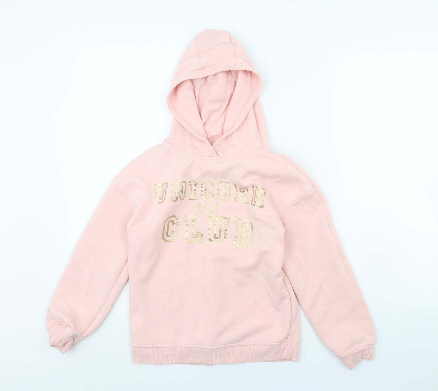 Primark Girls Pink   Pullover Hoodie Size 9 Years