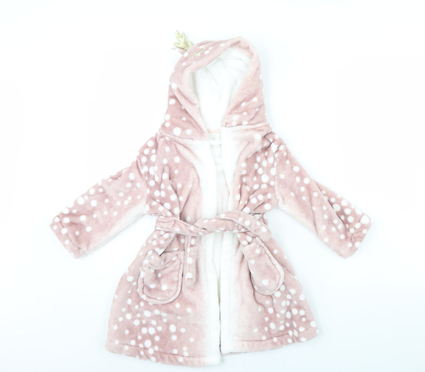 George Girls Pink Solid  Cami Robe Size 2 Years