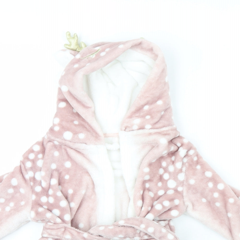George Girls Pink Solid  Cami Robe Size 2 Years