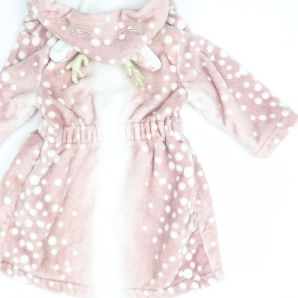 George Girls Pink Solid  Cami Robe Size 2 Years