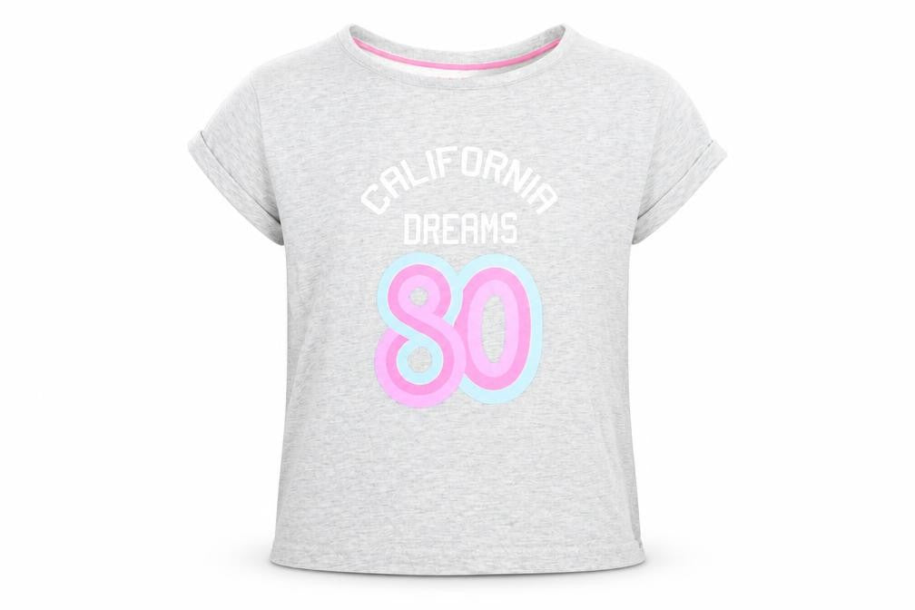 Marks and Spencer Girls Grey   Basic T-Shirt Size 5-6 Years