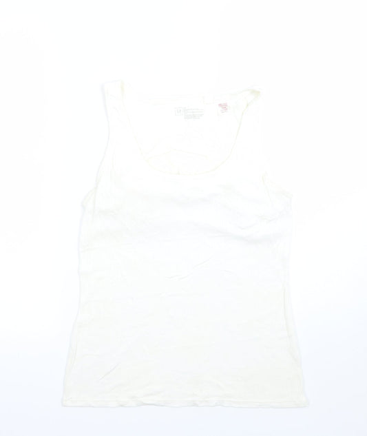 Gap Womens Ivory   Basic Tank Size L