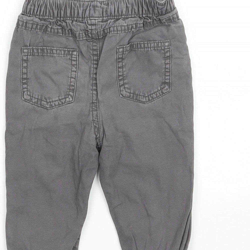 F&F Boys Grey   Capri Jeans Size 9-12 Months