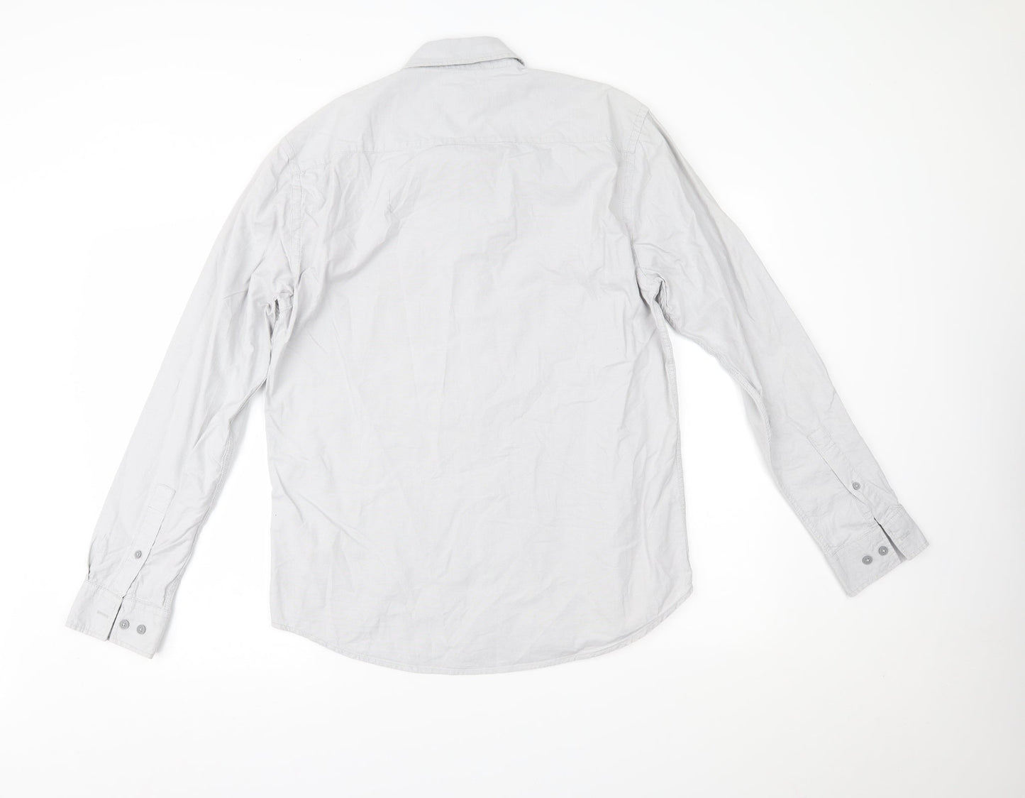 ONLY & SONS Mens Grey    Button-Up Size L