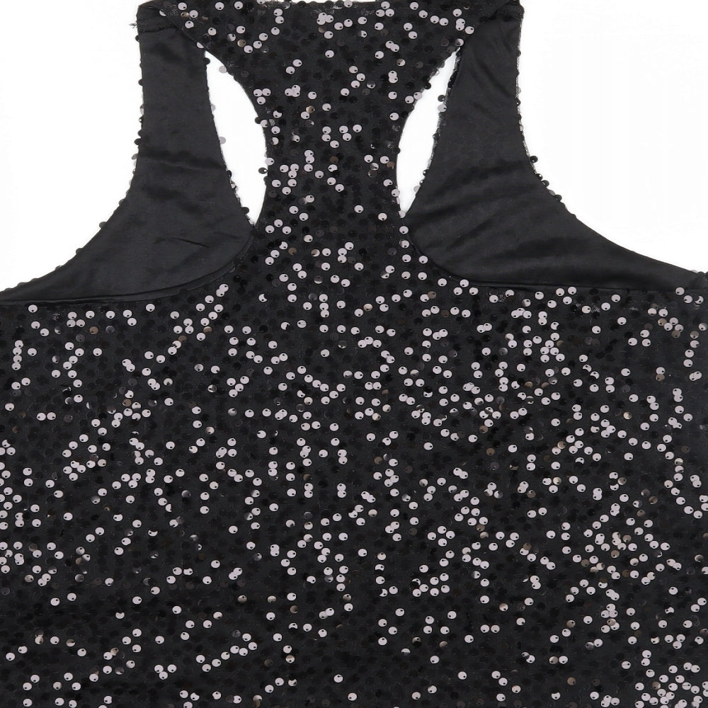 Preworn Womens Black   Cropped Tank Size XL