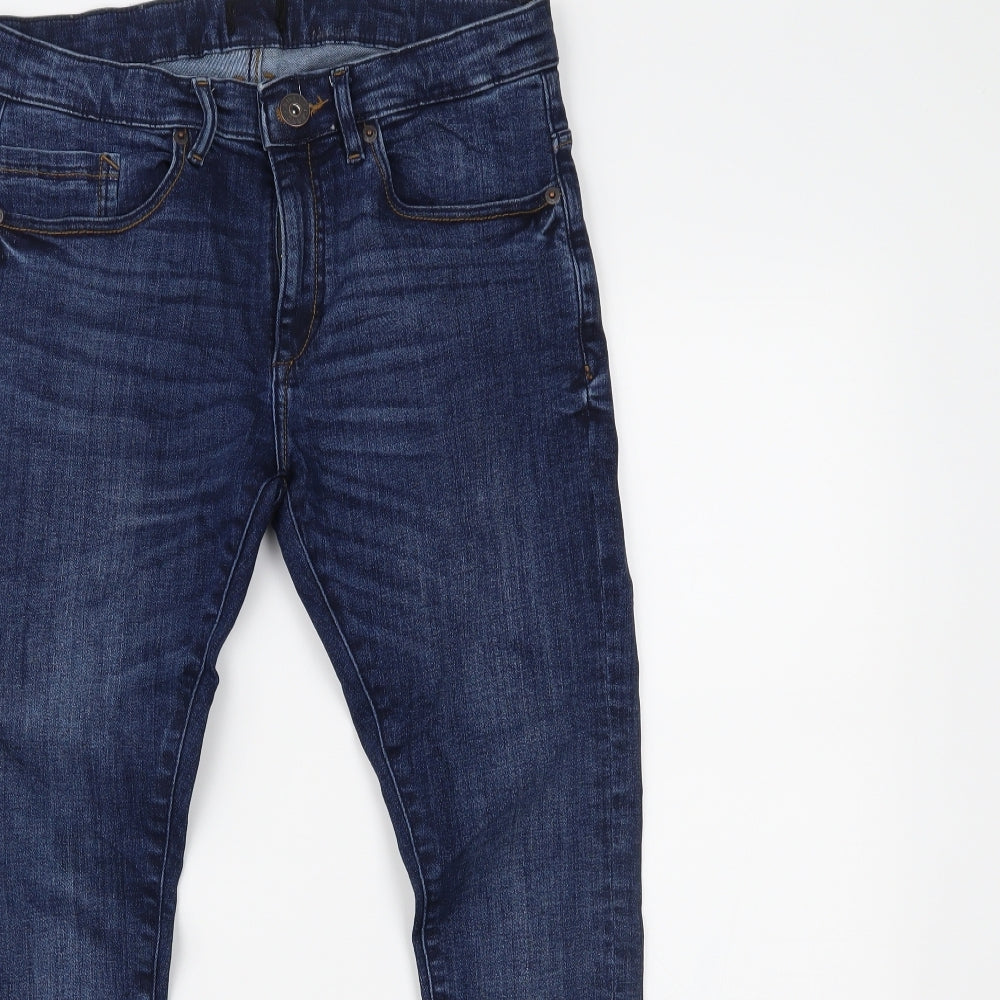 Preworn Womens Blue  Denim Skinny Jeans Size 30 L22.5 in