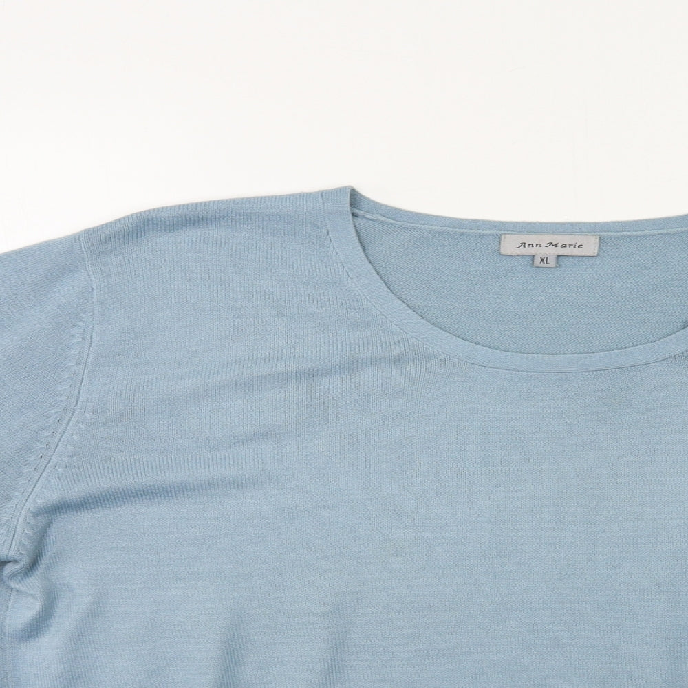 Ann Marie Womens Blue   Pullover Jumper Size XL