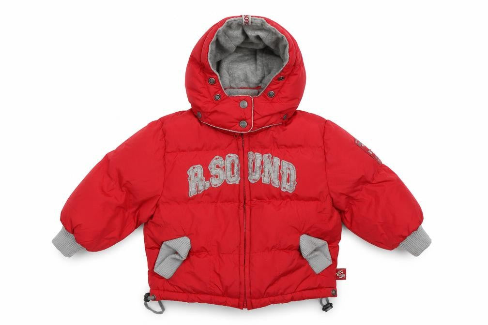 Red Sound Boys Red   Parka Jacket Size 2 Years