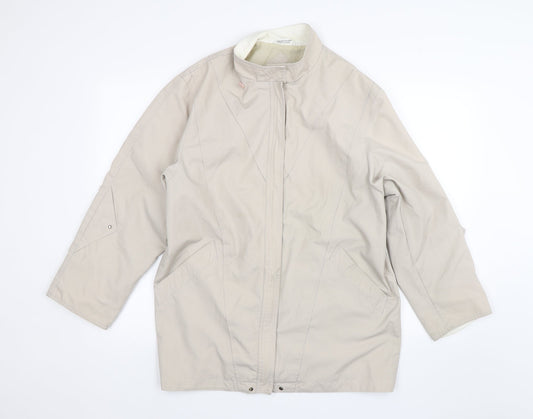 Niccolini Womens Ivory   Overcoat Jacket Size 10