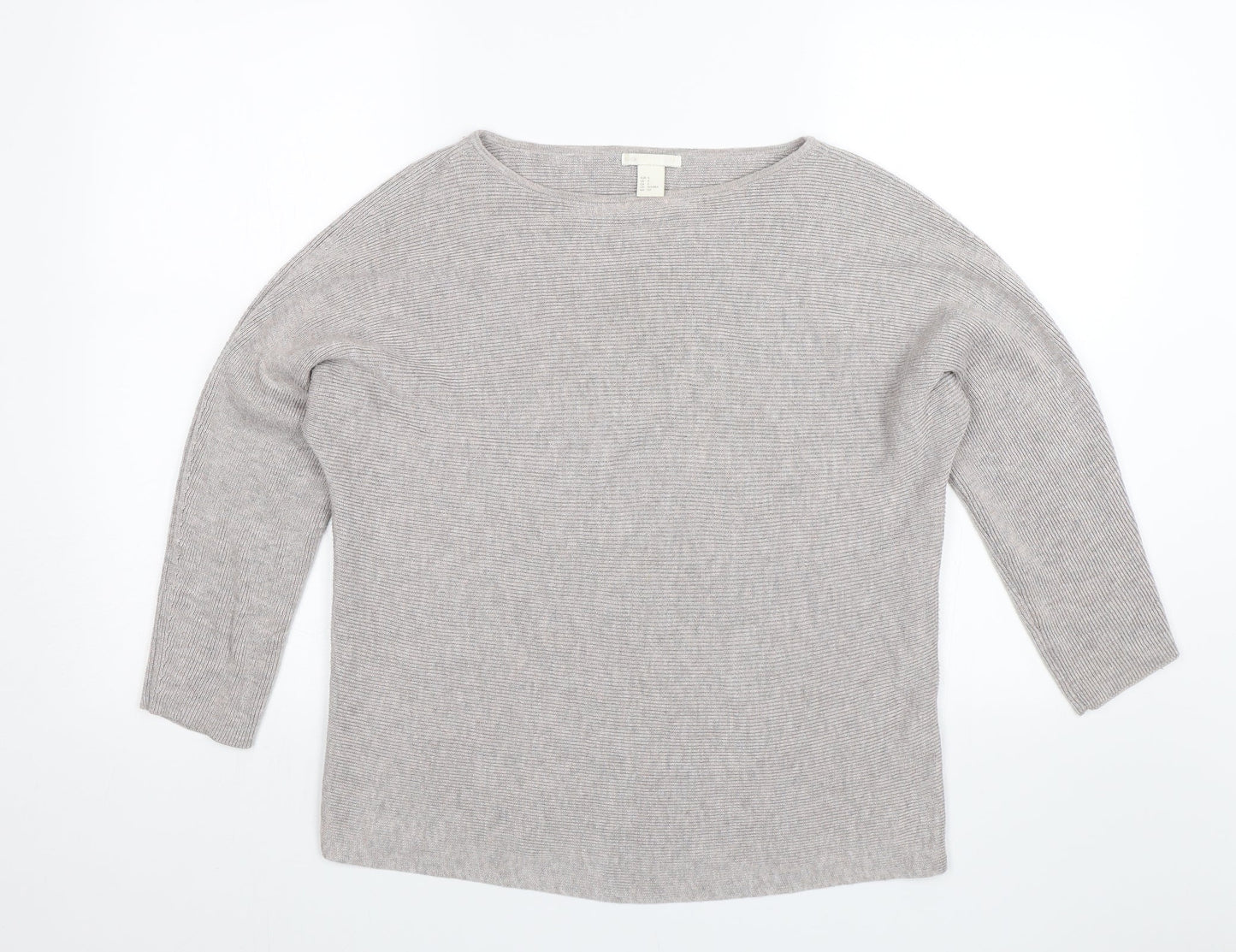 H&M Womens Grey   Pullover Jumper Size S