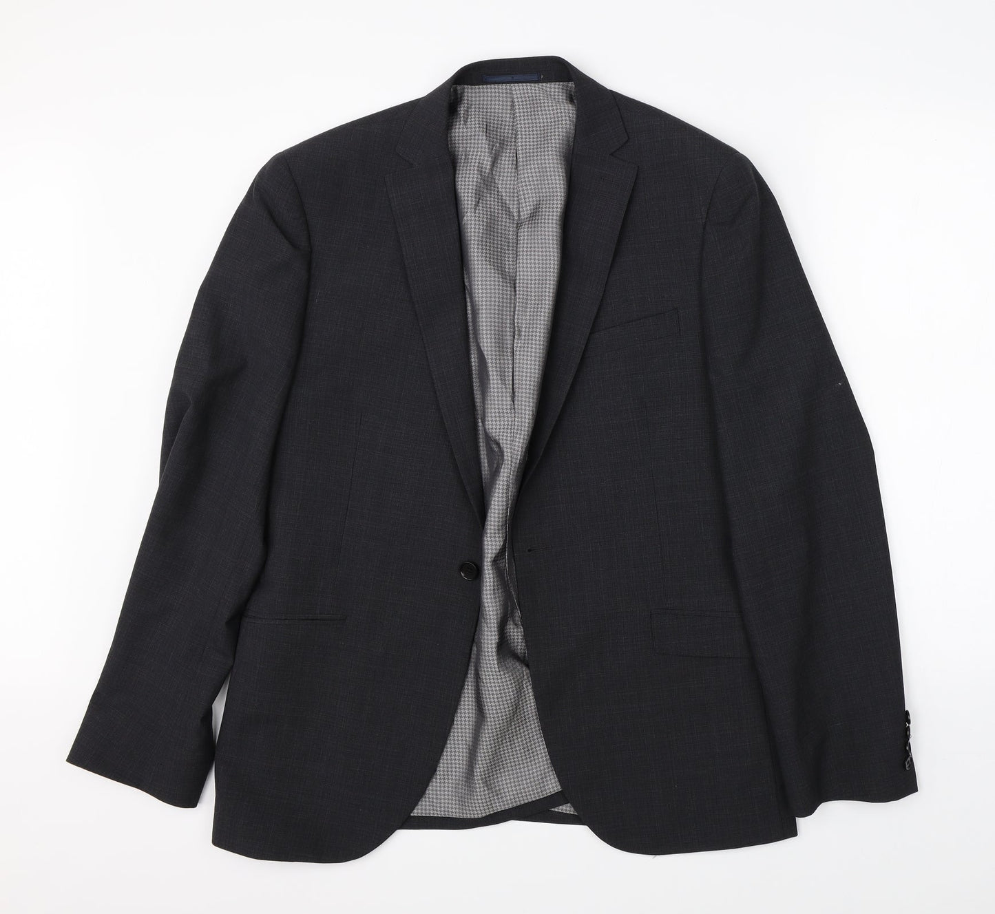 Preworn Mens Grey   Jacket Suit Jacket Size 42