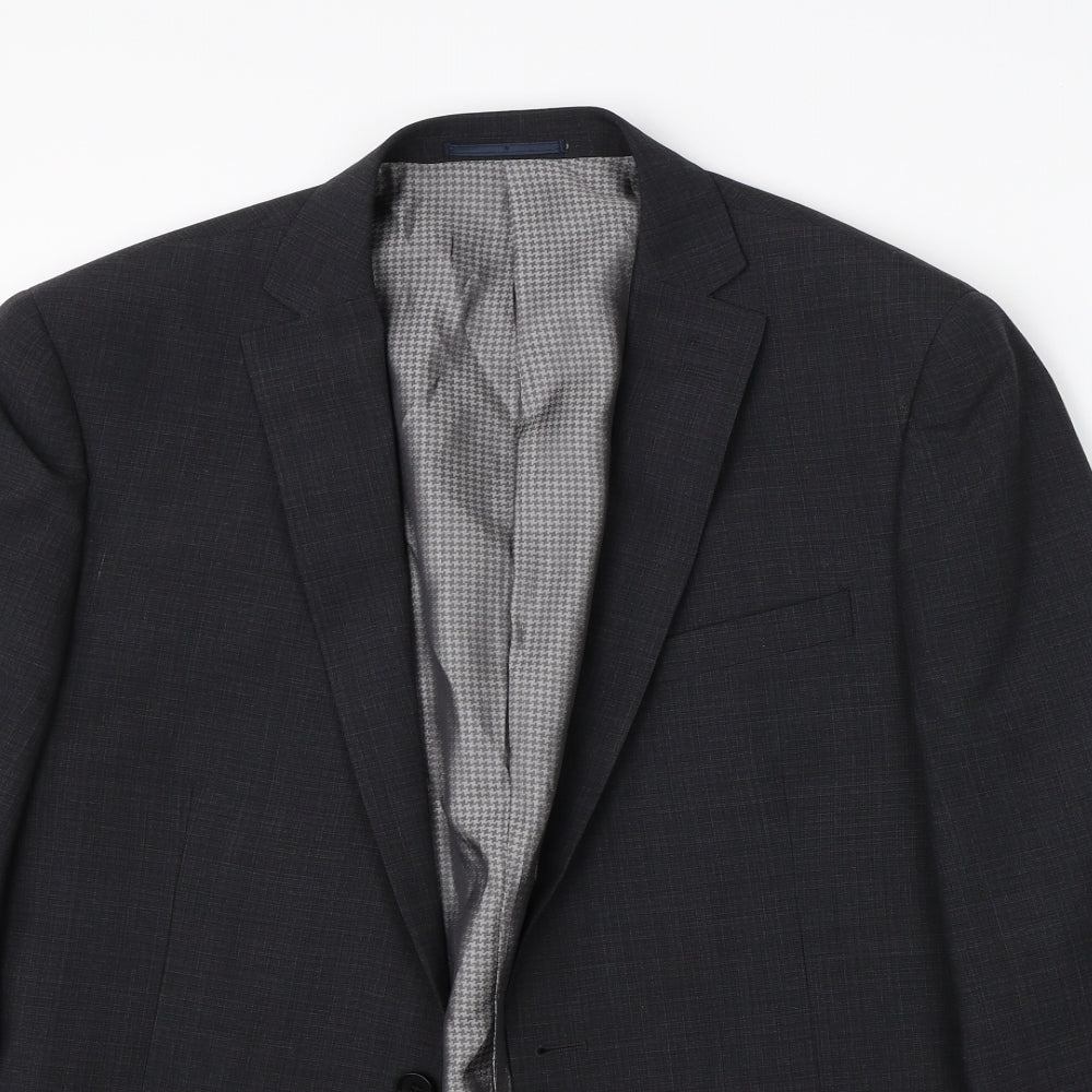 Preworn Mens Grey   Jacket Suit Jacket Size 42