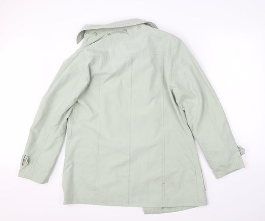 Katherine Hammond Womens Green   Jacket Coat Size 12