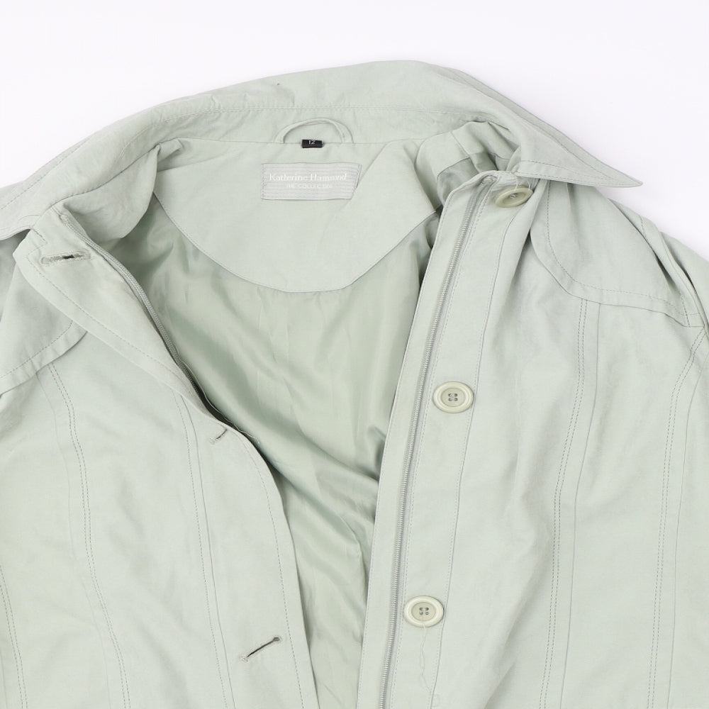 Katherine Hammond Womens Green   Jacket Coat Size 12