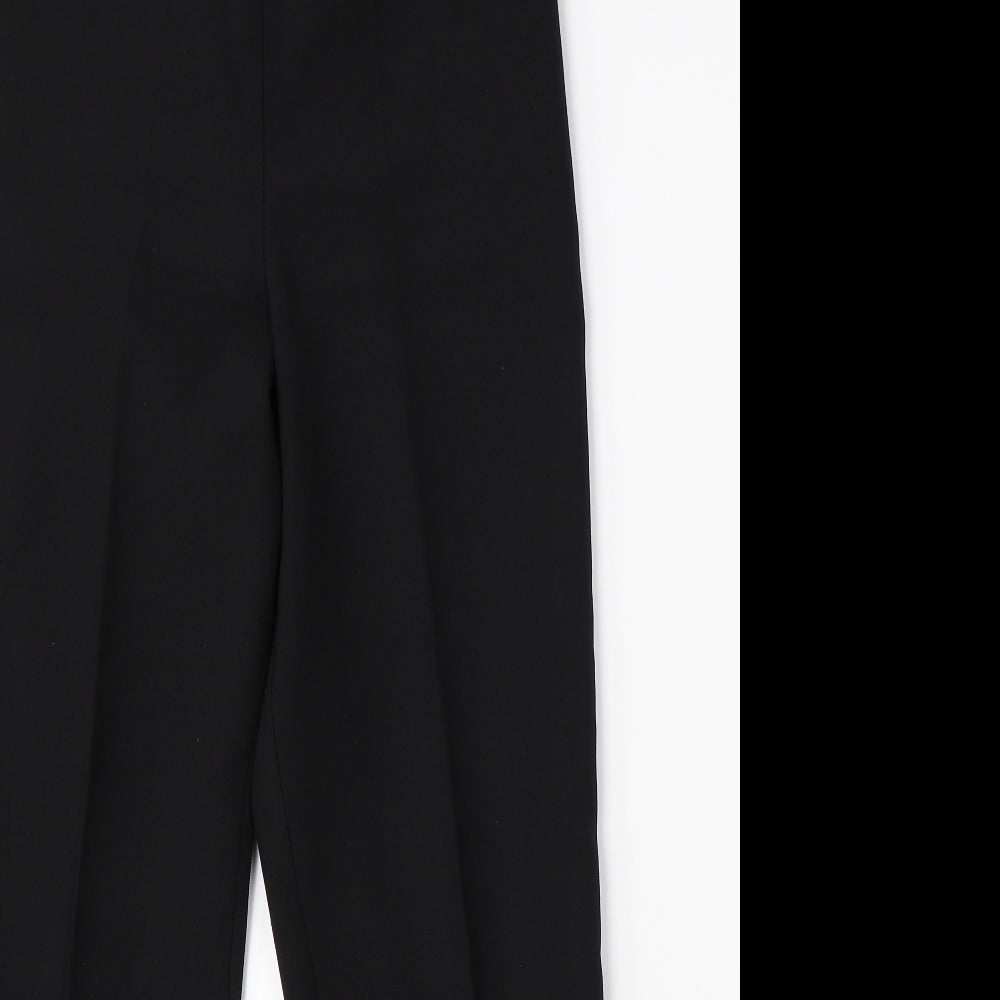 Preworn Womens Black   Dress Pants Trousers Size 12 L25 in