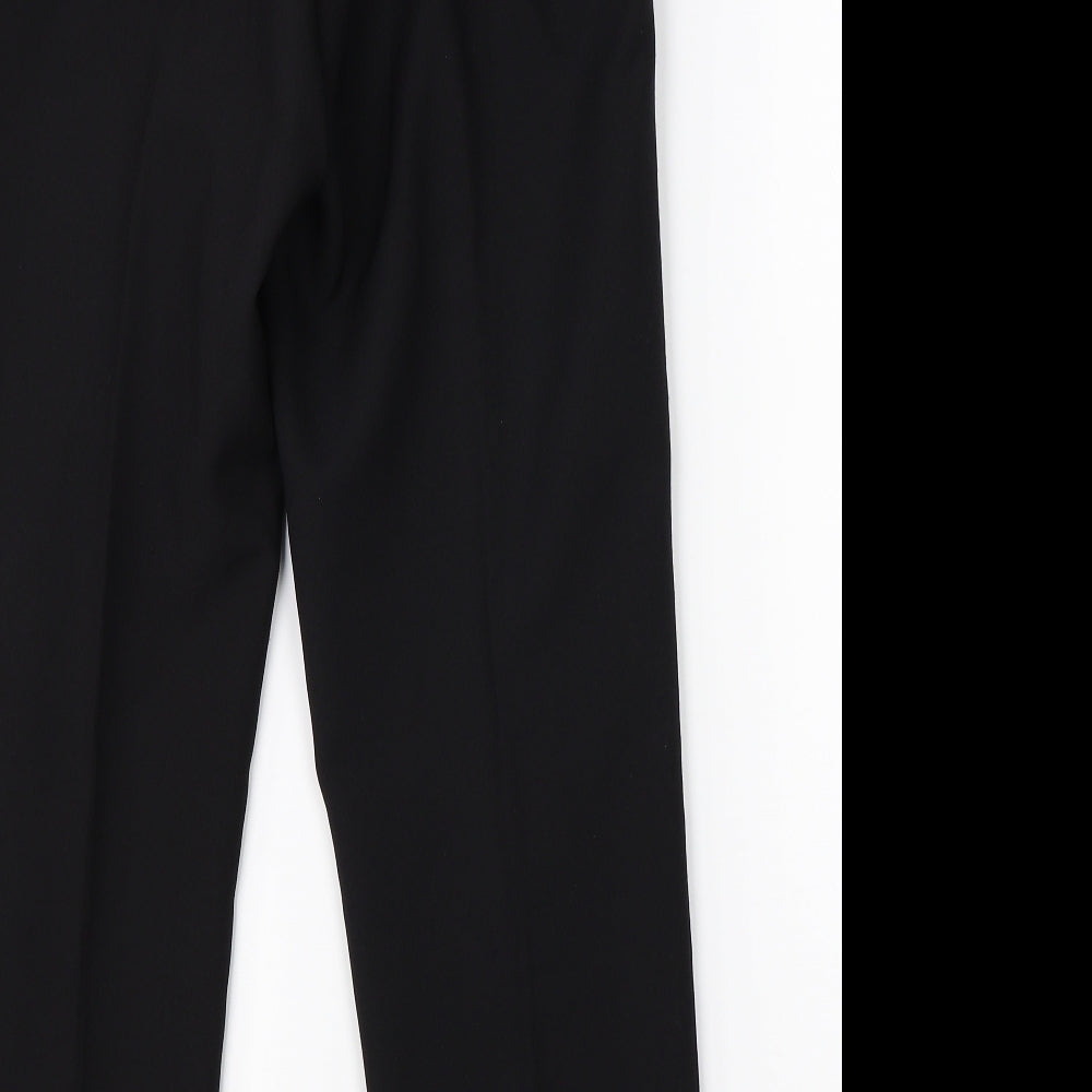 Preworn Womens Black   Dress Pants Trousers Size 12 L25 in