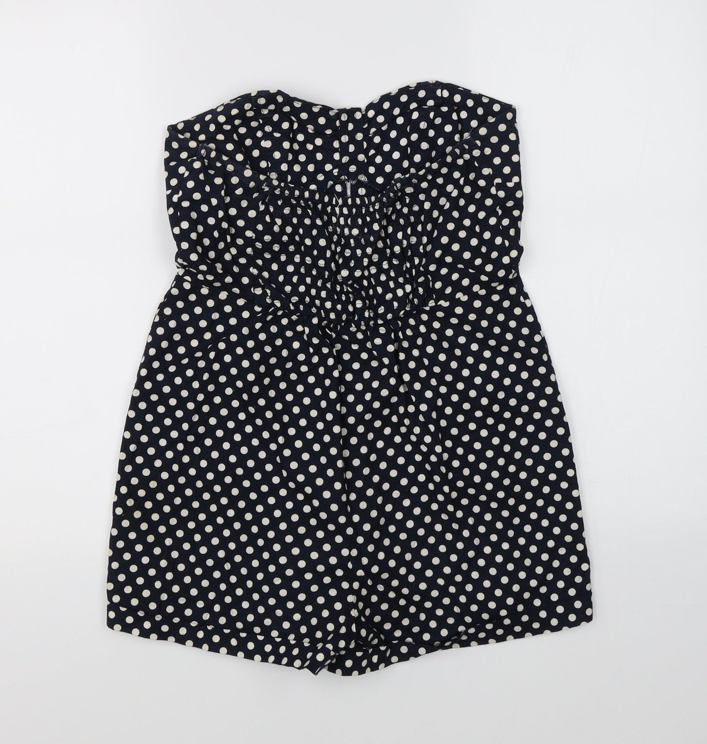 Pins & Needle Womens Blue Polka Dot  Playsuit One-Piece Size S