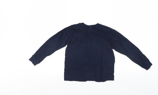 Preworn Girls Blue   Top Pyjama Top Size 8-9 Years