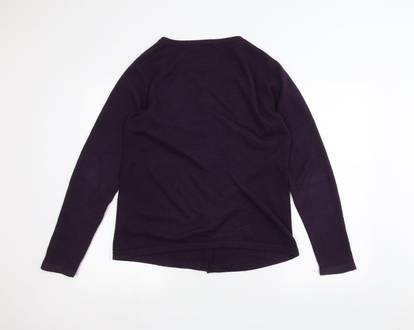 ISLE Womens Purple   Cardigan Jumper Size M