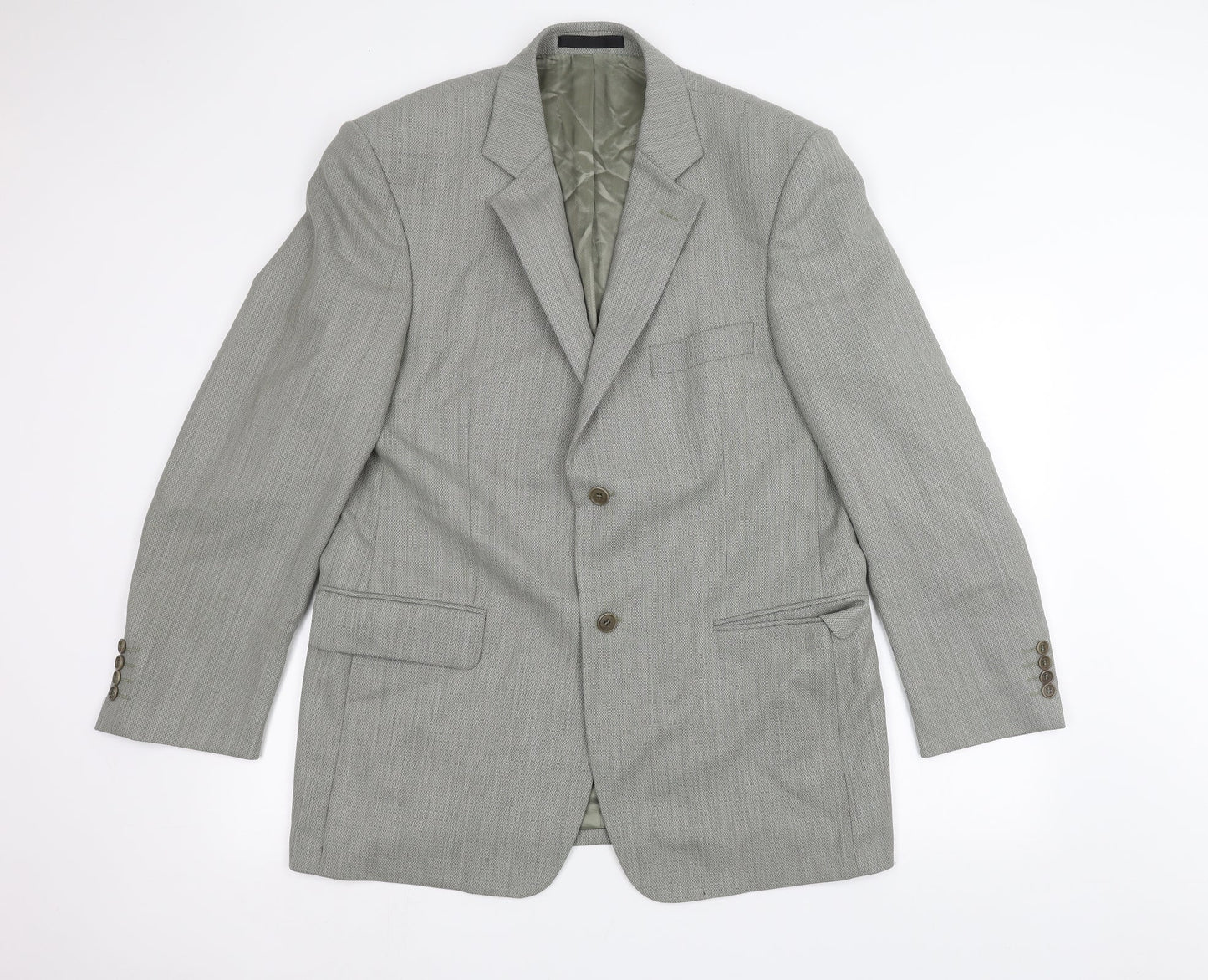 Marks and Spencer Mens Green   Jacket Suit Jacket Size 42