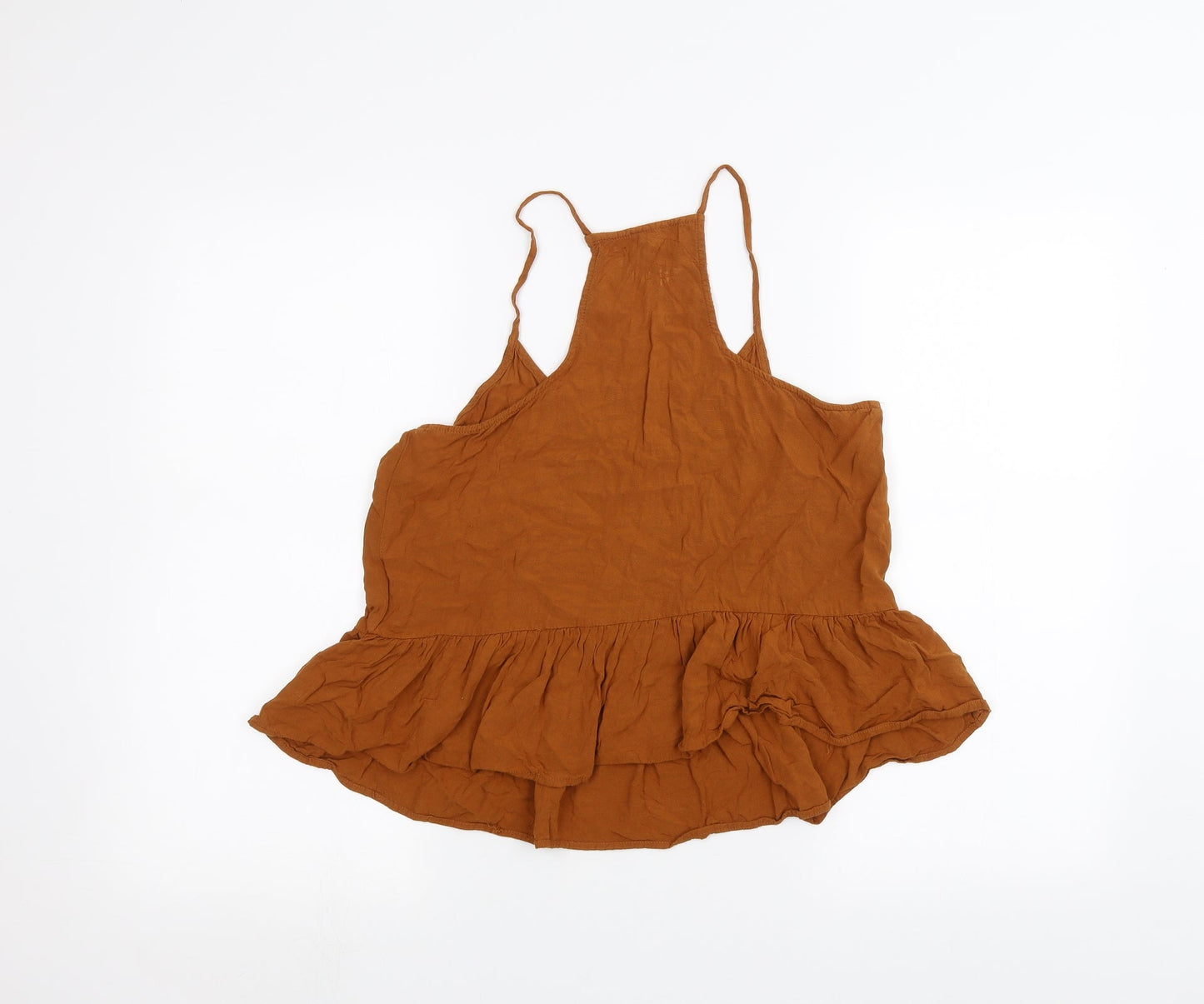 New Look Womens Brown   Basic T-Shirt Size 10