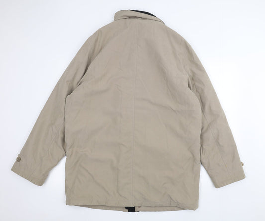West rock Mens Brown   Pea Coat Coat Size M