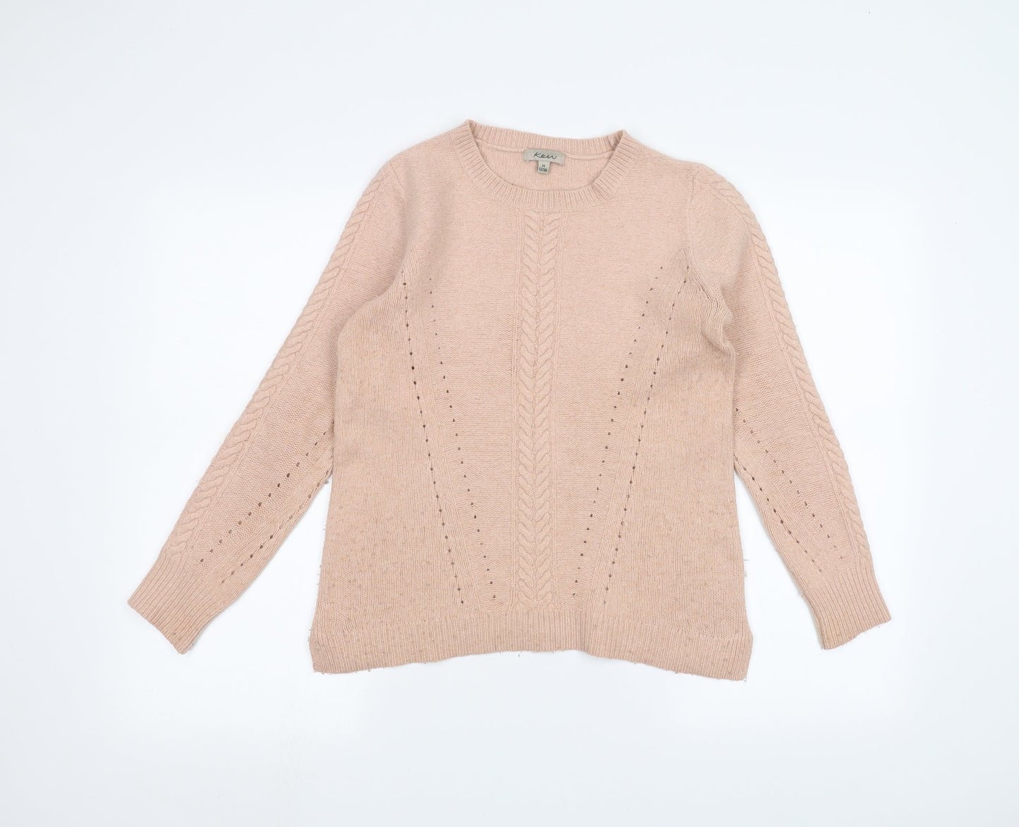 Ken Womens Pink   Pullover Jumper Size M