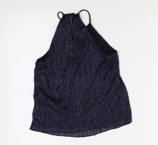 Miss Selfridge Womens Blue   Basic Tank Size 8