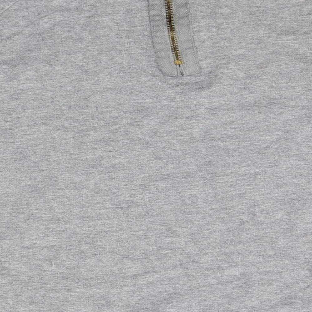 TU Girls Grey   Pullover Jumper Size 11 Years  - embellished collar