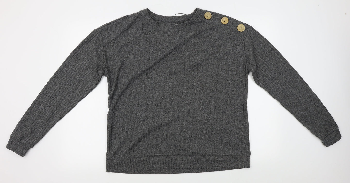 Papaya Womens Grey   Pullover Jumper Size 16