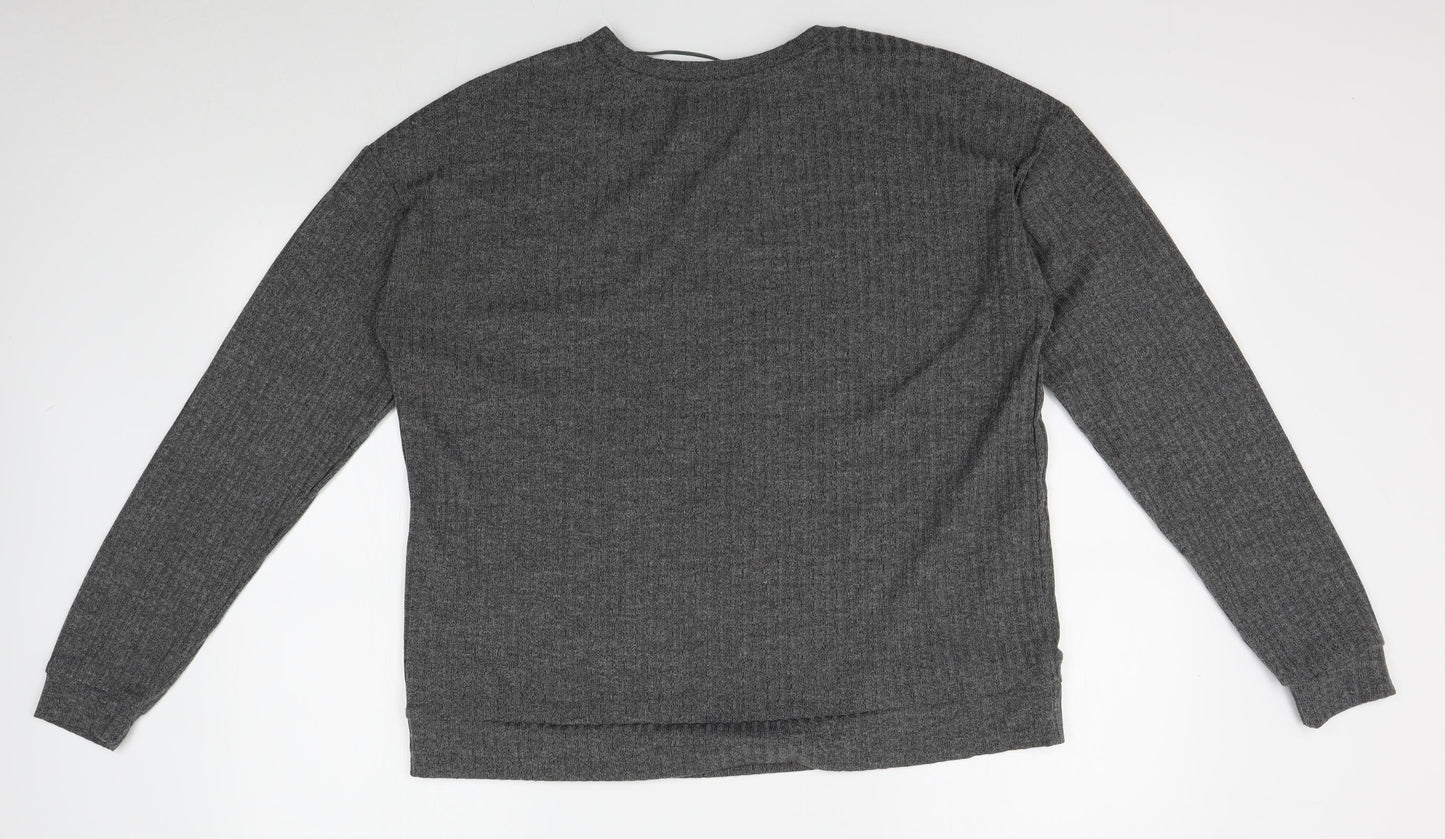 Papaya Womens Grey   Pullover Jumper Size 16