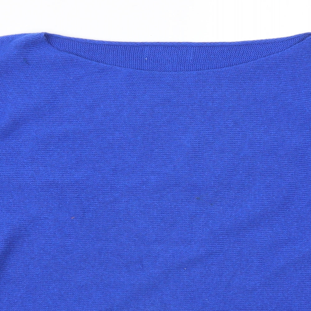 Preworn Womens Blue  Knit Pullover Jumper Size S