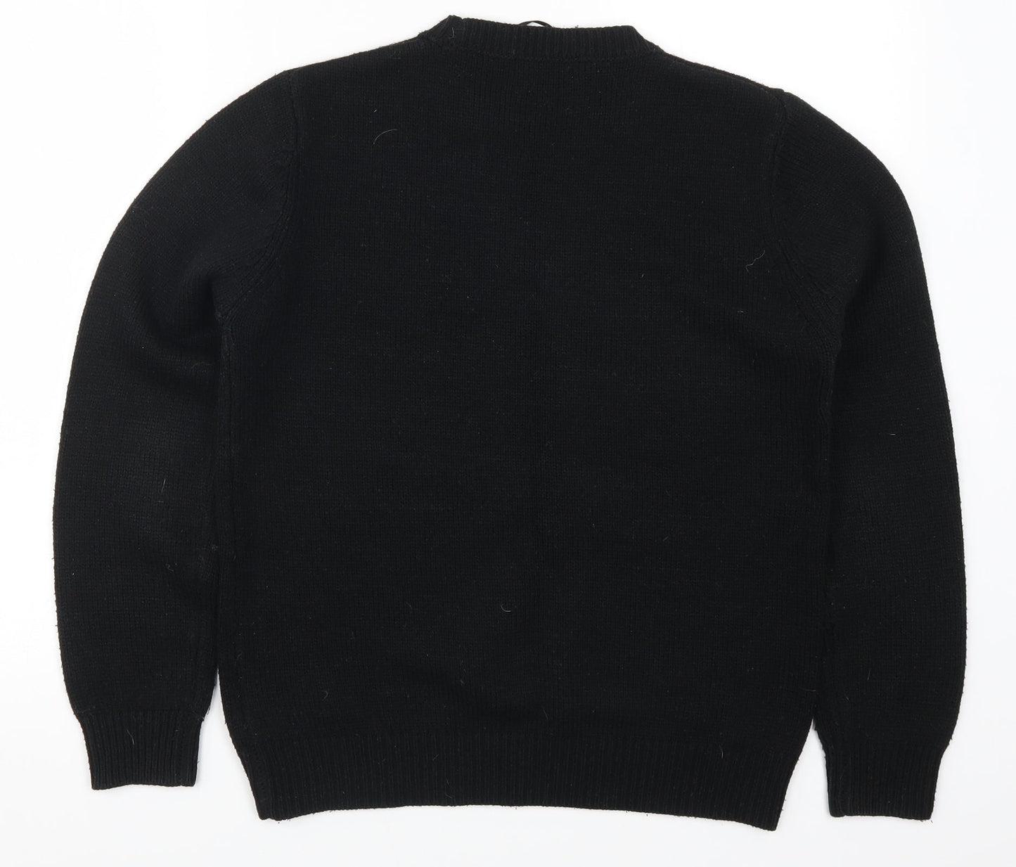 Papaya Womens Black  Knit Pullover Jumper Size S  - Forever