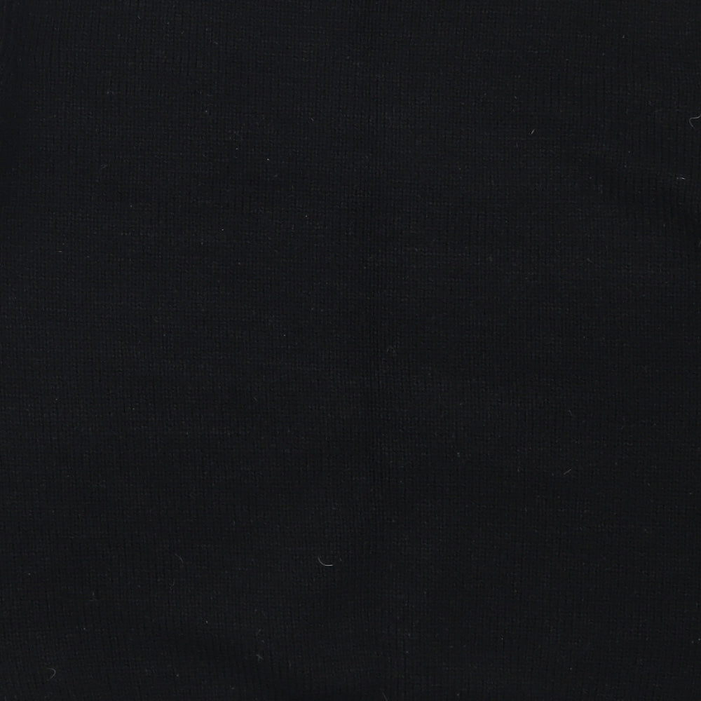 Papaya Womens Black  Knit Pullover Jumper Size S  - Forever