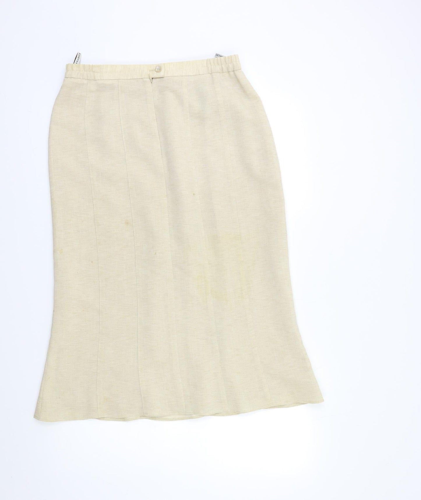 Frankenwalder Womens Beige   Flare Skirt Size 10