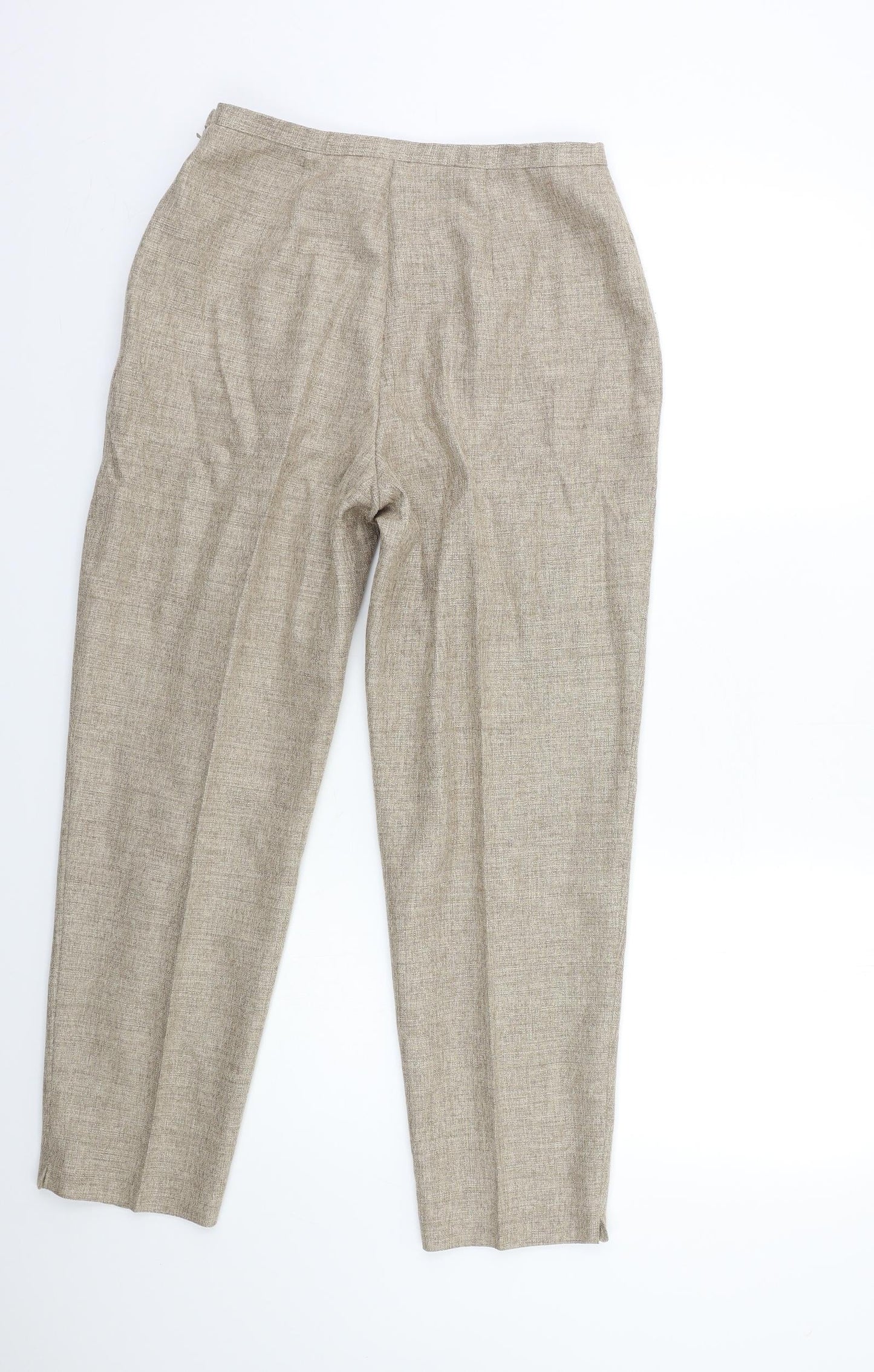 Marks and Spencer Womens Beige   Trousers  Size 12 L27 in