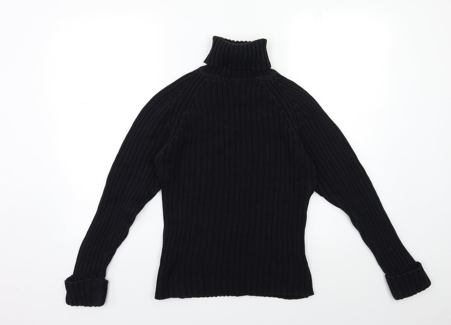 New Look Womens Black  Knit Pullover Jumper Size 10